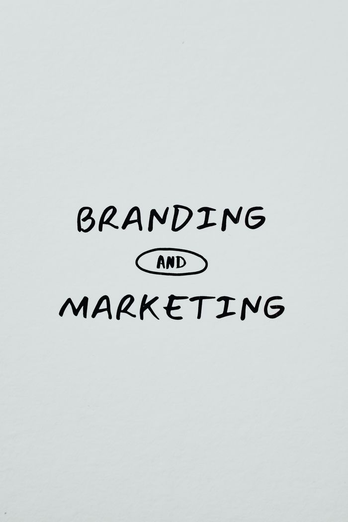 about-04 Minimalist text image focusing on branding and marketing concepts.